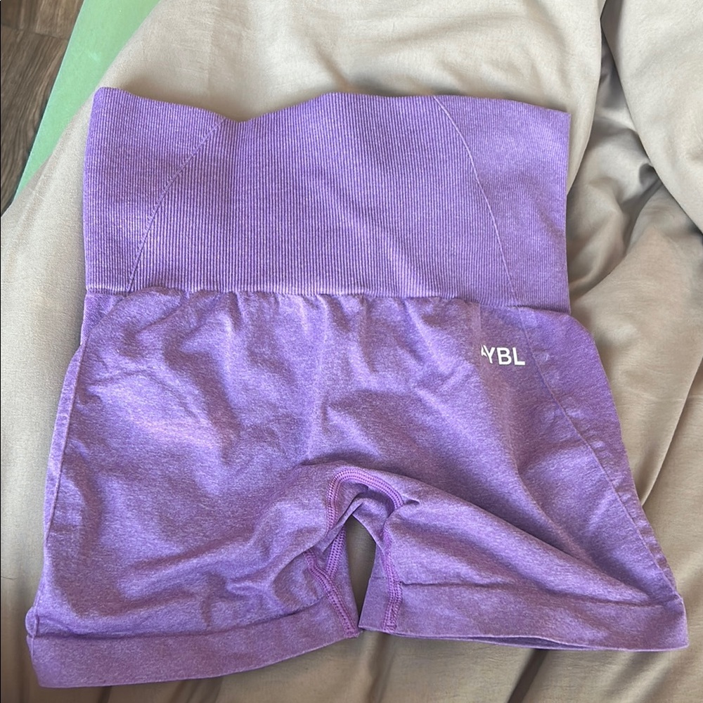 AYBL High Waist Purple Athletic Shorts